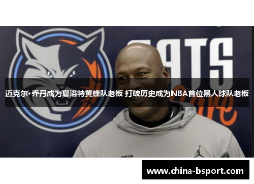 迈克尔·乔丹成为夏洛特黄蜂队老板 打破历史成为NBA首位黑人球队老板