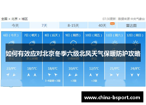 如何有效应对北京冬季六级北风天气保暖防护攻略