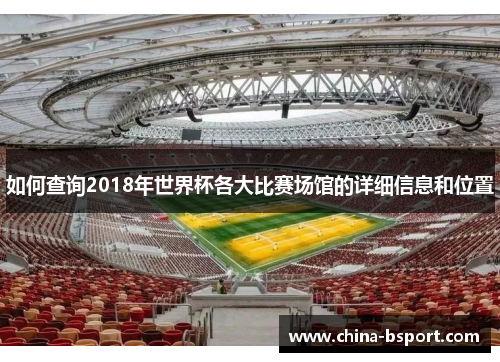 如何查询2018年世界杯各大比赛场馆的详细信息和位置