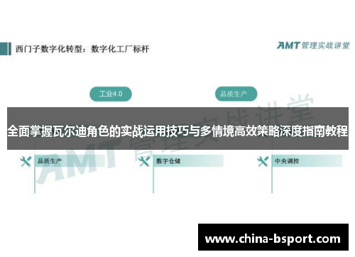 全面掌握瓦尔迪角色的实战运用技巧与多情境高效策略深度指南教程